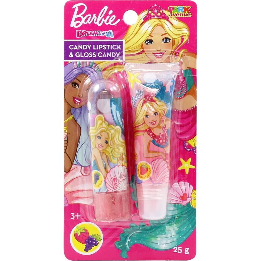 Barbie Lipstick &amp; Lipgloss Combo 25g