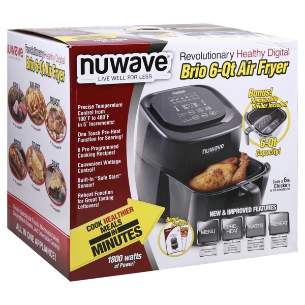 fryer recipes for 6 qt nuwave digital air