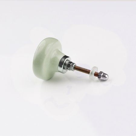 Sage Green Ceramic Button Knob