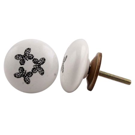 Small Butterfly Flat Drawer Knob