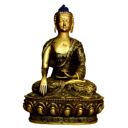 Brass Buddha (Ht-11 Inches)