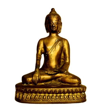 Brass Buddha (Ht-7 Inches)