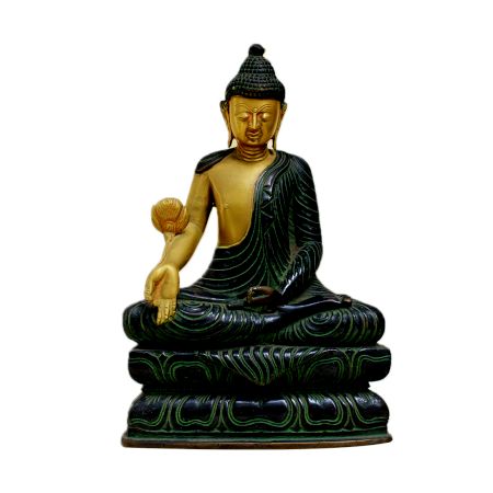 Brass Buddha (Ht-11 Inches)