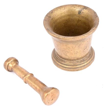 Brass Mortar Pestle