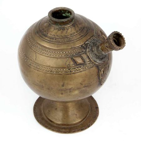 Indian Brass Metal Hookah Pot