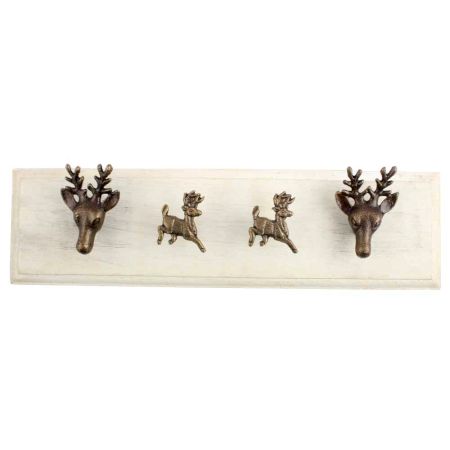 Deer Iron Wooden Hooks