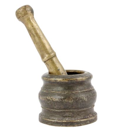 Small Bronze Mortar and Pestle