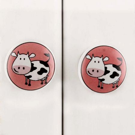 Cow Ceramic Knob