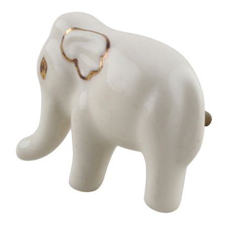 Baby Elephant Shape Ceramic Dresser Knobs Online