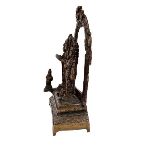 Religious Brass Ram Darbar Statue Indian Art