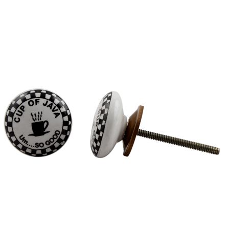 Tea Cup Flat Knob