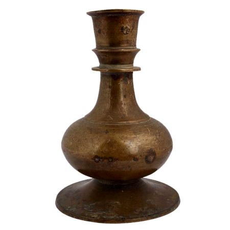 Brass Vintage Broad Base Hookah Base Or Vase