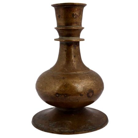 Brass Vintage Broad Base Hookah Base Or Vase