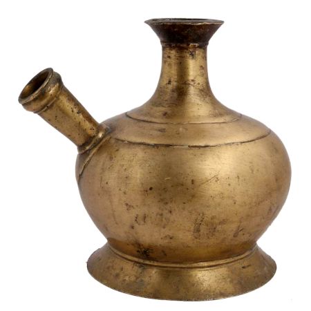 Indian Brass Mughal Hookah pot