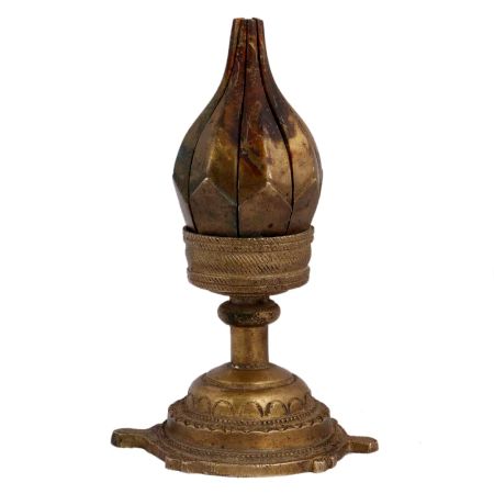 Brass Lotus Flower Candle Holder