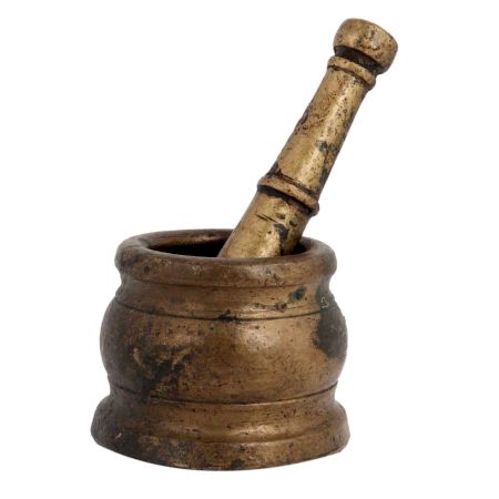 Solid Brass Mortar And Pestle