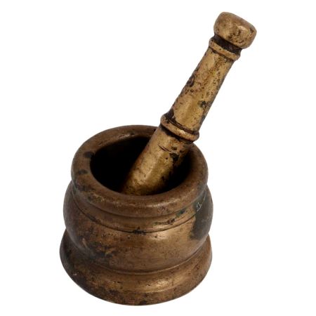 Solid Brass Mortar And Pestle