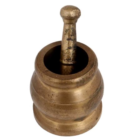 Original Pure Brass Mortar And Pestle