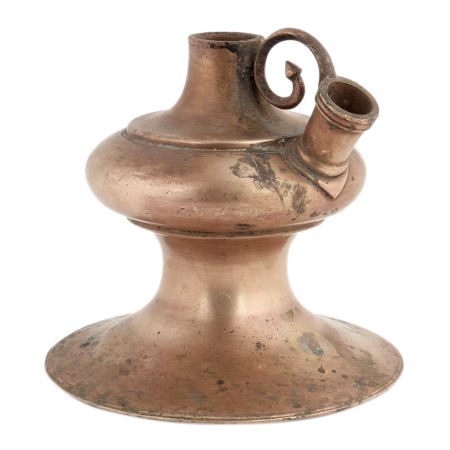 Vintage Hookah Base From North India Art