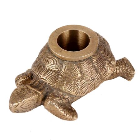 Brass Turtle Candle holder