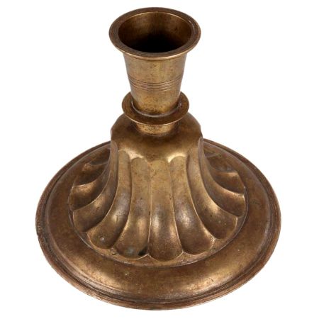 Carved Brass Hookah Base Pot