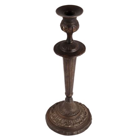 Brass Pillar Single  Candle Holder