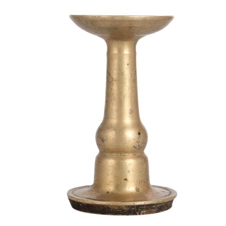 Handmade Brass Candle Holder in Vintage Style