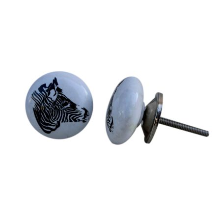 Zebra Face Kids Knob