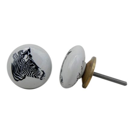 Zebra Face Kids Knob