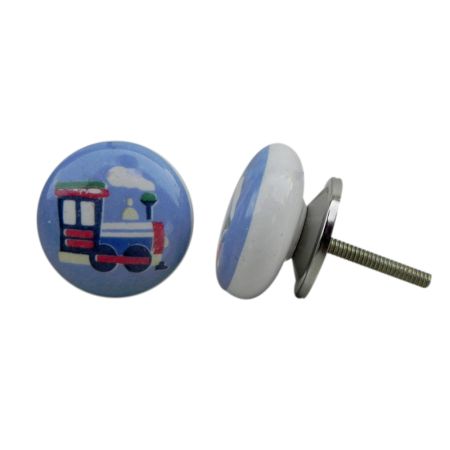 Train Flat Ceramic Knob (1)