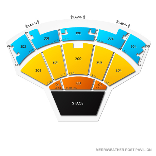 Merriweather Post Pavilion New Seating Chart - Ponasa