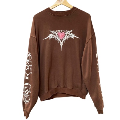  Women's Loiter  Size M Brown Jumper