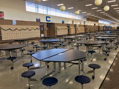 Jefferson High School in Tampa Florida - Cafeteria