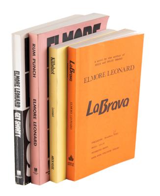 Lot #480 Elmore Leonard (4) Signed Books - Image 1