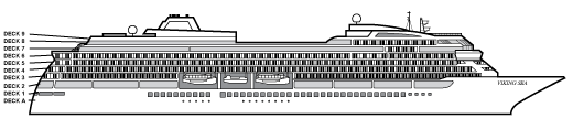 Viking Sea Deck Plans - Cruiseline.com