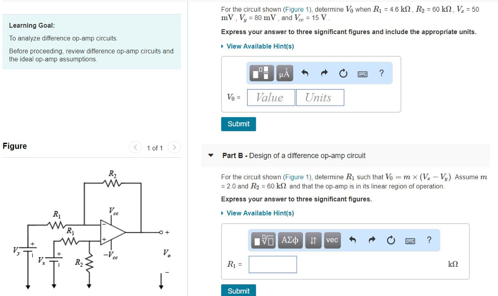 Consider The Circuit Shown In Figure 1