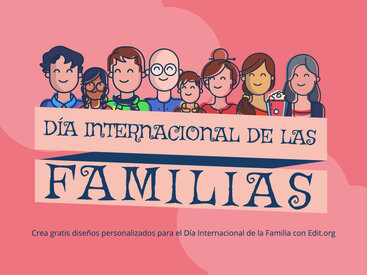 Banners del Día Internacional de la Familia editables