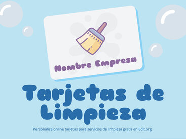 Tarjetas de Negocio de Limpieza de Casas gratis