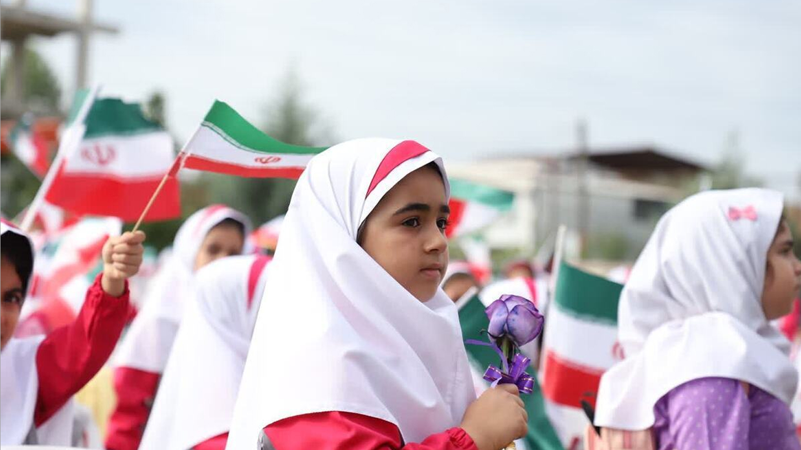 Children in school uniforms in Iran. (Photo: Iranian Media)