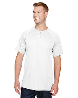 Augusta Sportswear 1565  Attain Wicking Two-Button Baseball Jersey at BigNTallApparel