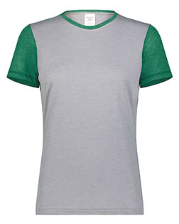 Augusta Sportswear 6878 Ladies Gameday Vintage Ringer Tee at BigNTallApparel