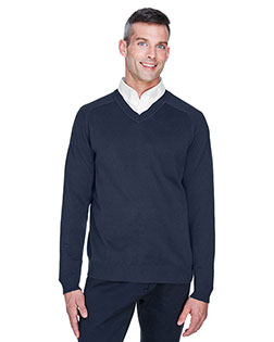 Devon & Jones D475 Men V Neck Sweater at BigNTallApparel