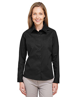 Harriton M585LW Ladies' Advantage IL Long-Sleeve Workshirt at BigNTallApparel