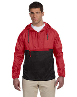 Harriton M750 Men Packable Nylon Jacket at BigNTallApparel