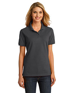 Port & Company LKP150 Women Menring Spun Pique Polo at BigNTallApparel