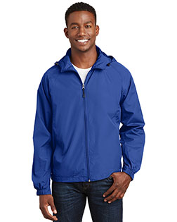 Sport-Tek JST73 Men Hooded Raglan Jacket at BigNTallApparel