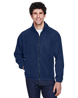 Ultraclub 8485 Men Iceberg Fleece Fullzip Jacket at BigNTallApparel