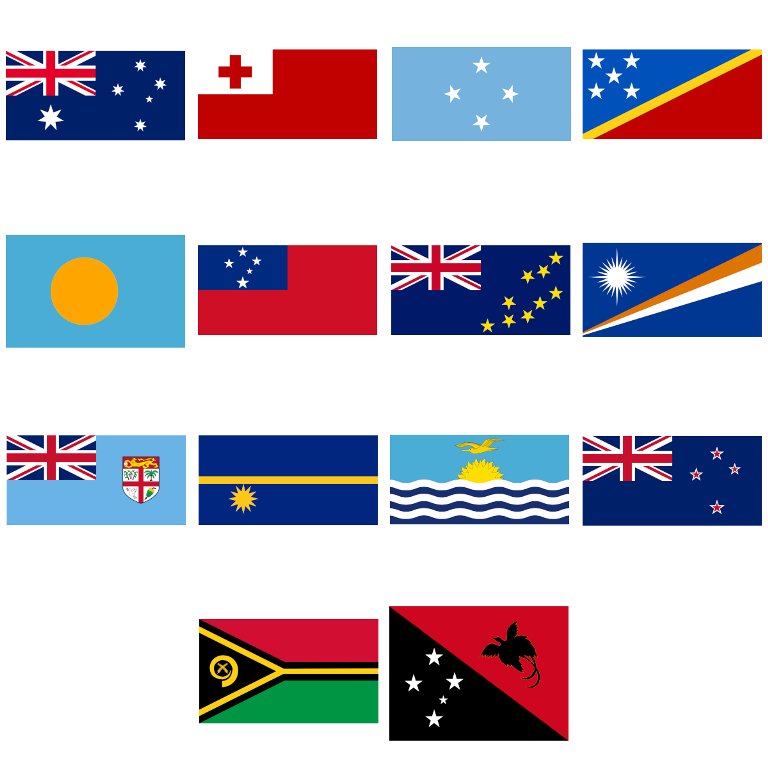 Wrong Colors: Flags of Oceania Quiz