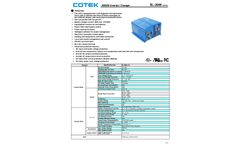 Model SL-2000 (2000W) - Inverter / Charger - Datasheet