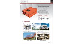 Elit - Model MPV - Pure Sine Wave Inverter-Solar Charger - Datasheeet